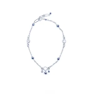Silver Grey Terahertz Stone Bracelet
