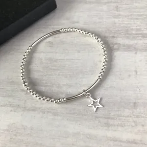 Silver Star Bracelet