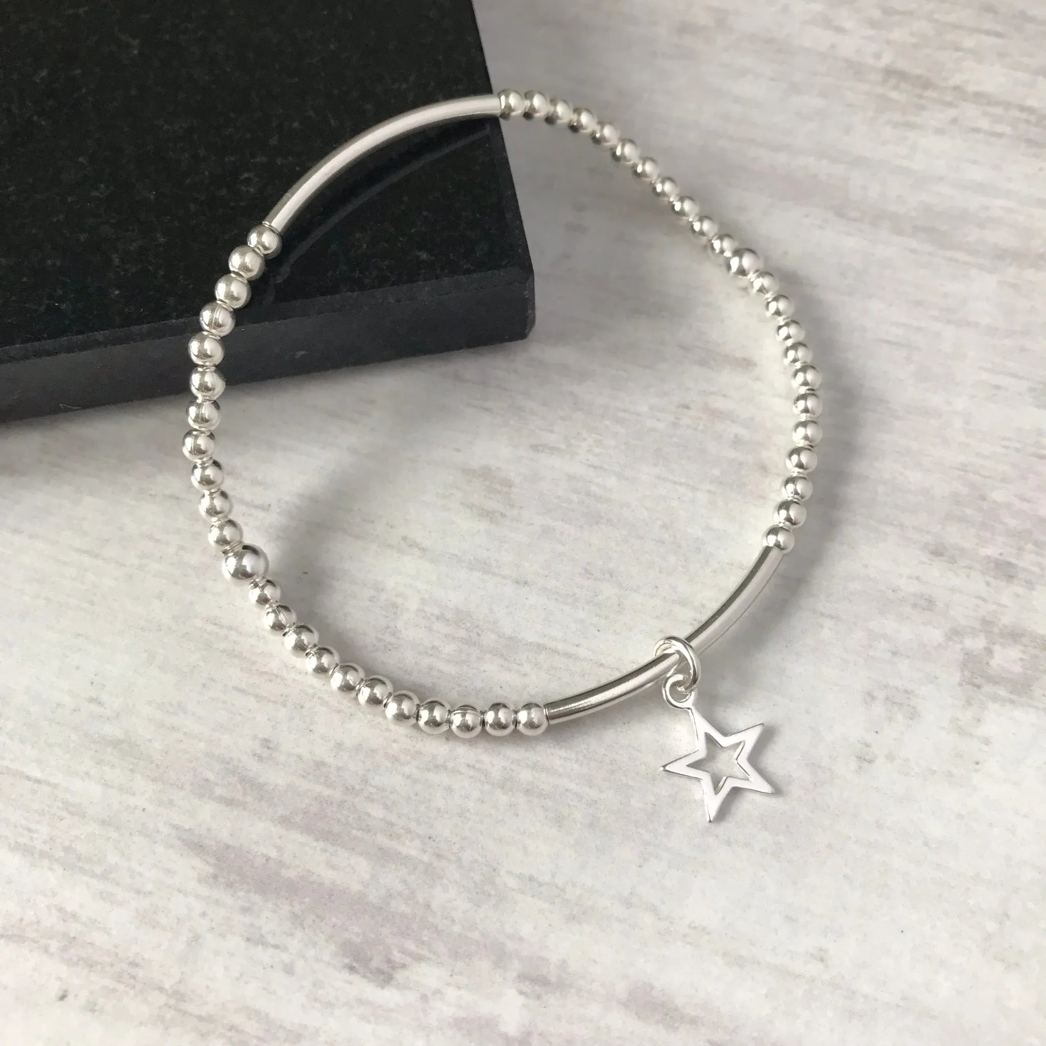 Silver Star Bracelet