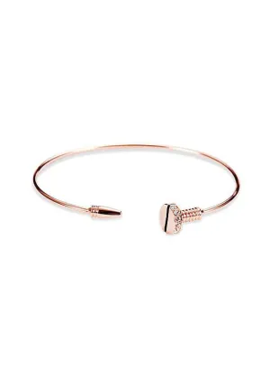 Simple 18K Gold Plated Bangle Rose Gold