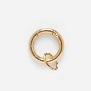 Solid Gold Charm Clip