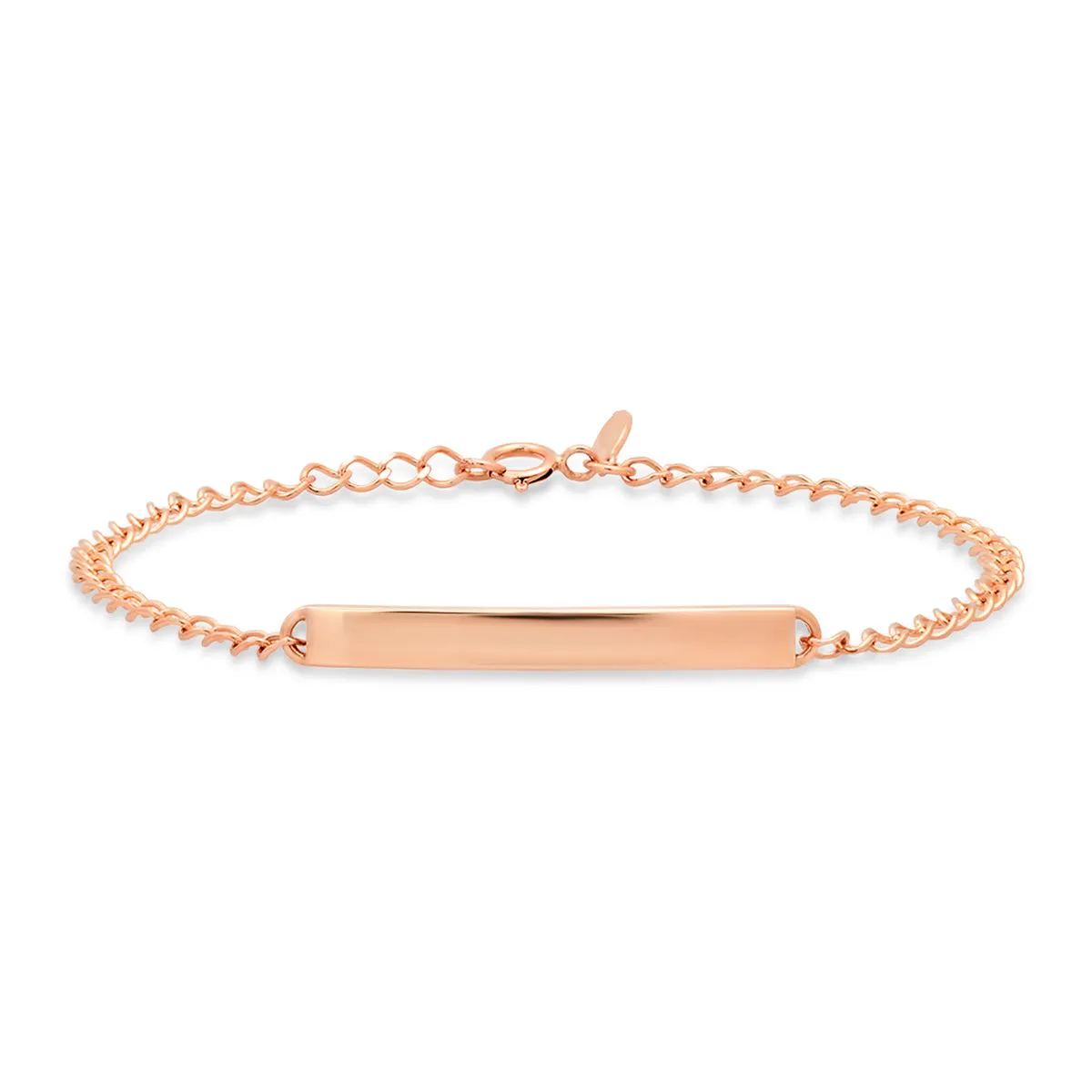 Solid Gold ID Bracelet