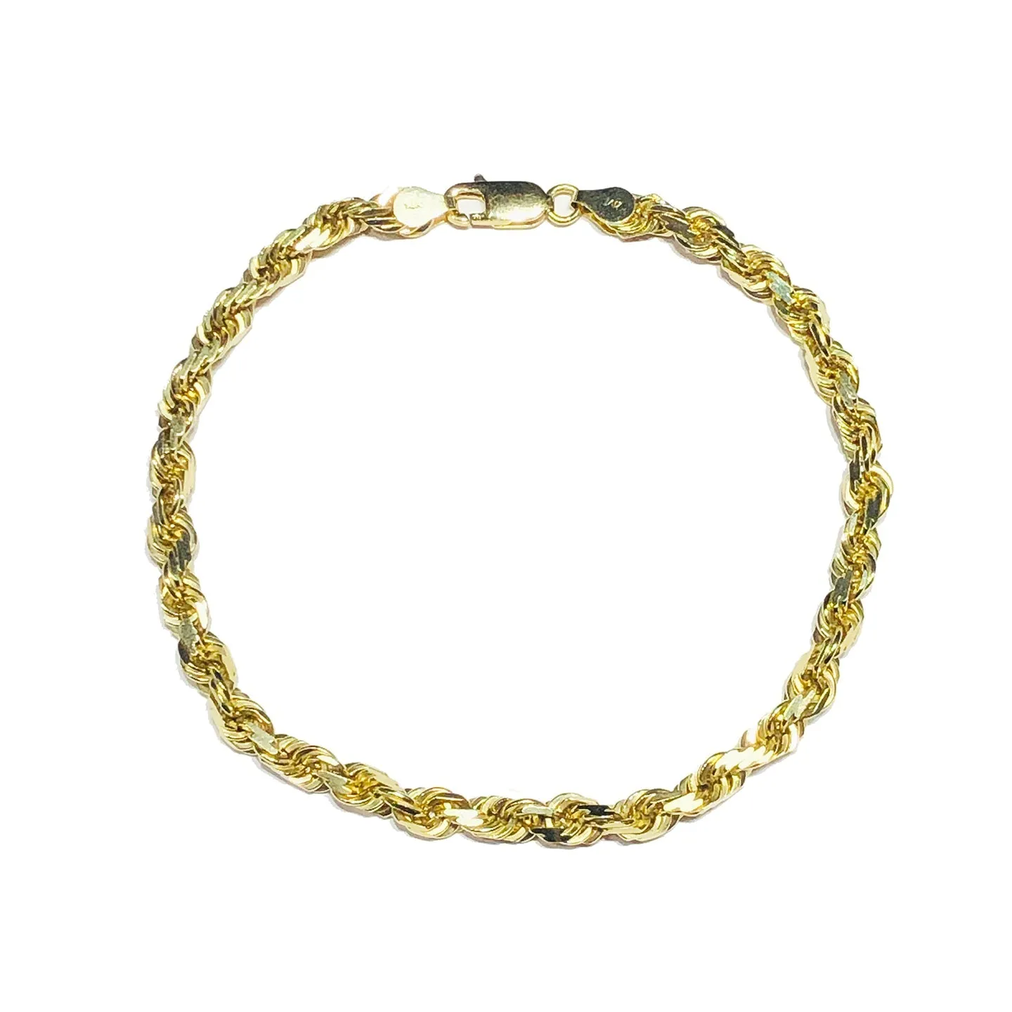 Solid Rope Bracelet (14K)