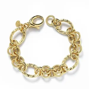 Southern Gates Athena Gold Plated Bracelet 7.5" (98851)