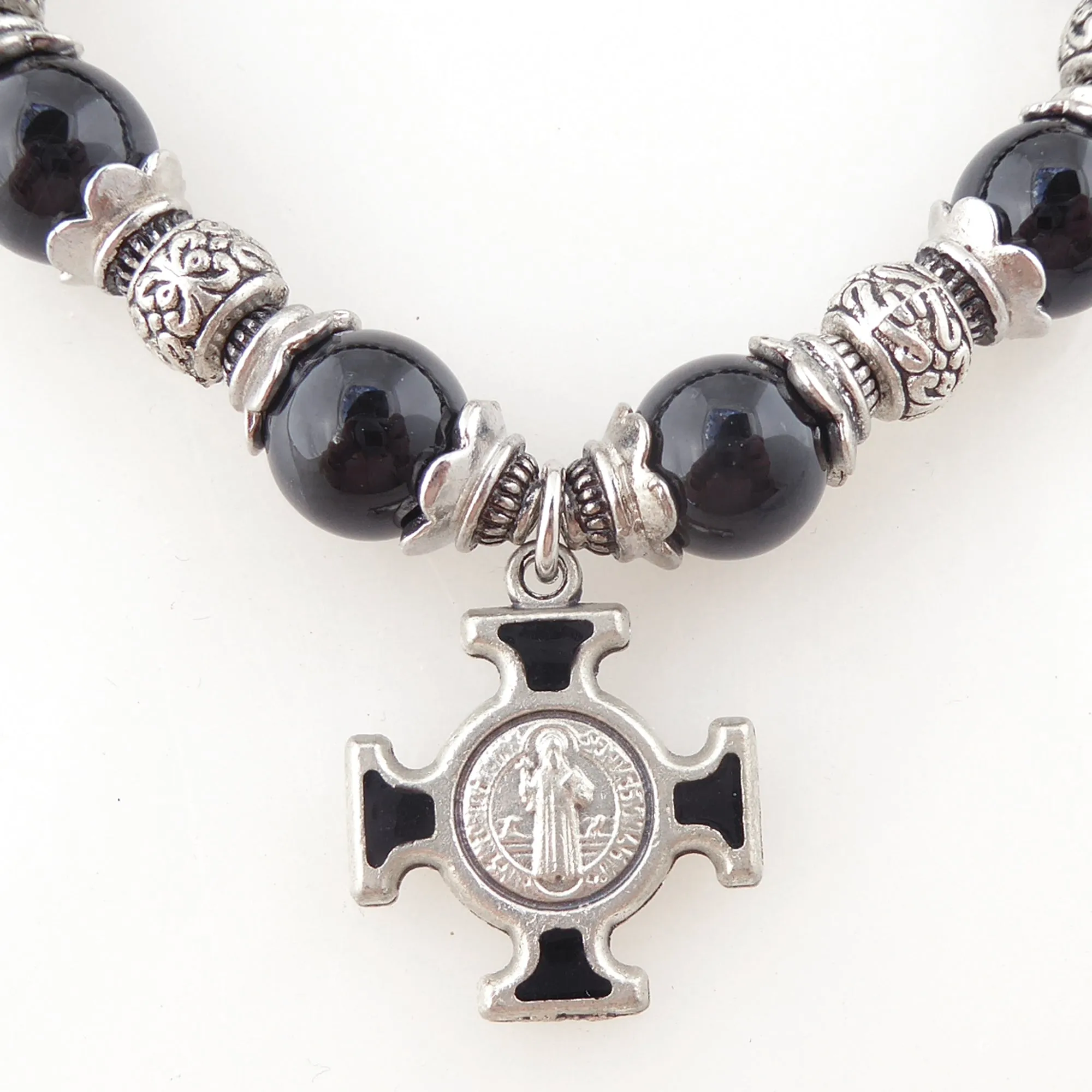 St Benedict cross bracelet