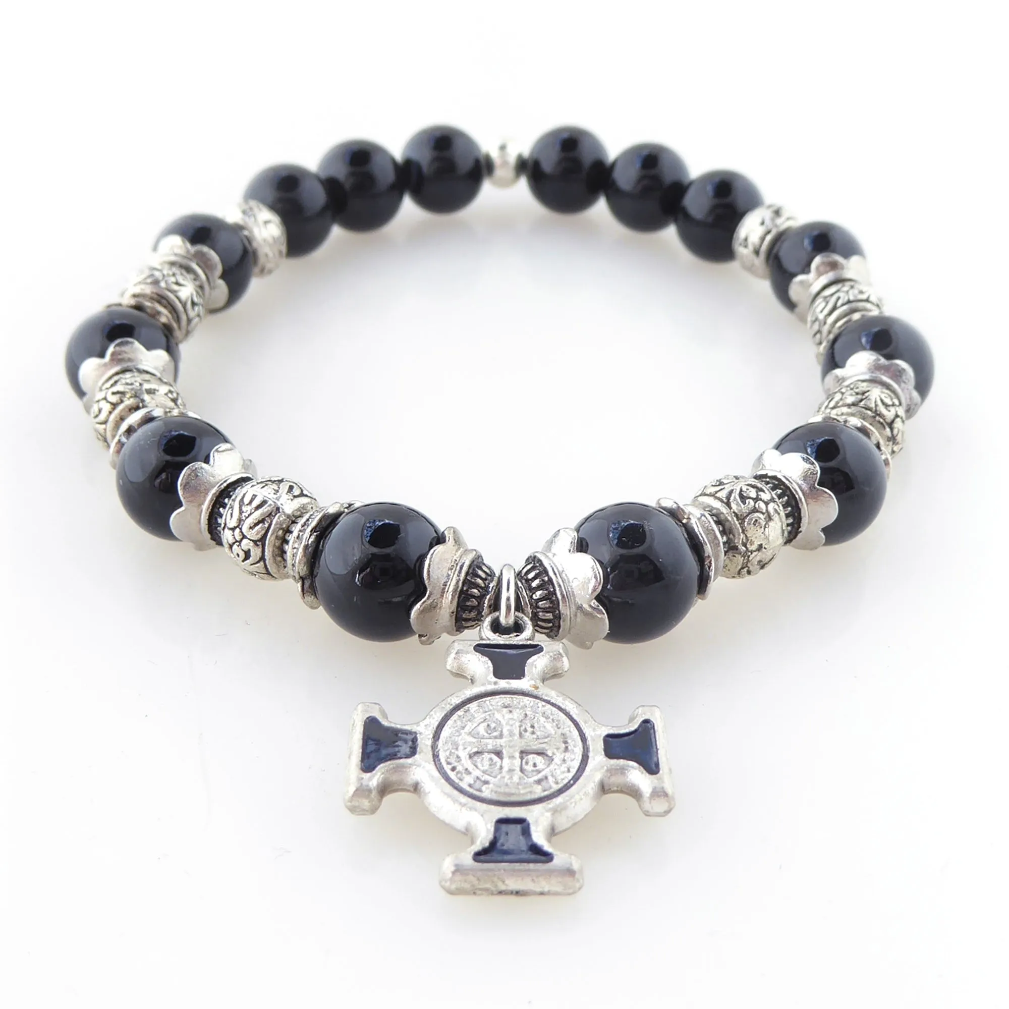 St Benedict cross bracelet