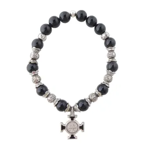 St Benedict cross bracelet
