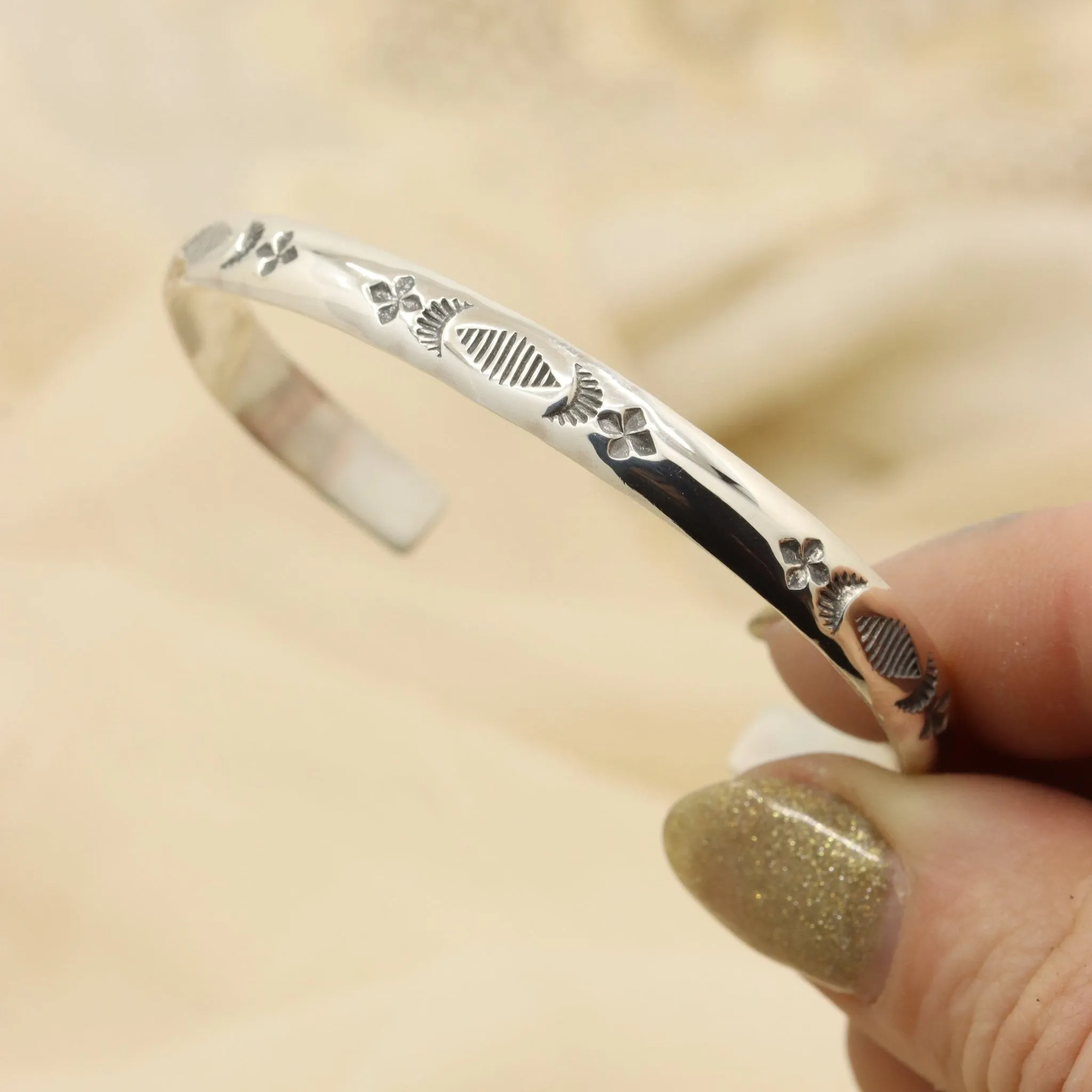 Stamped Stacker Cuff (5 1/2")