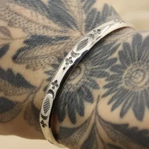 Stamped Stacker Cuff (5 1/2")
