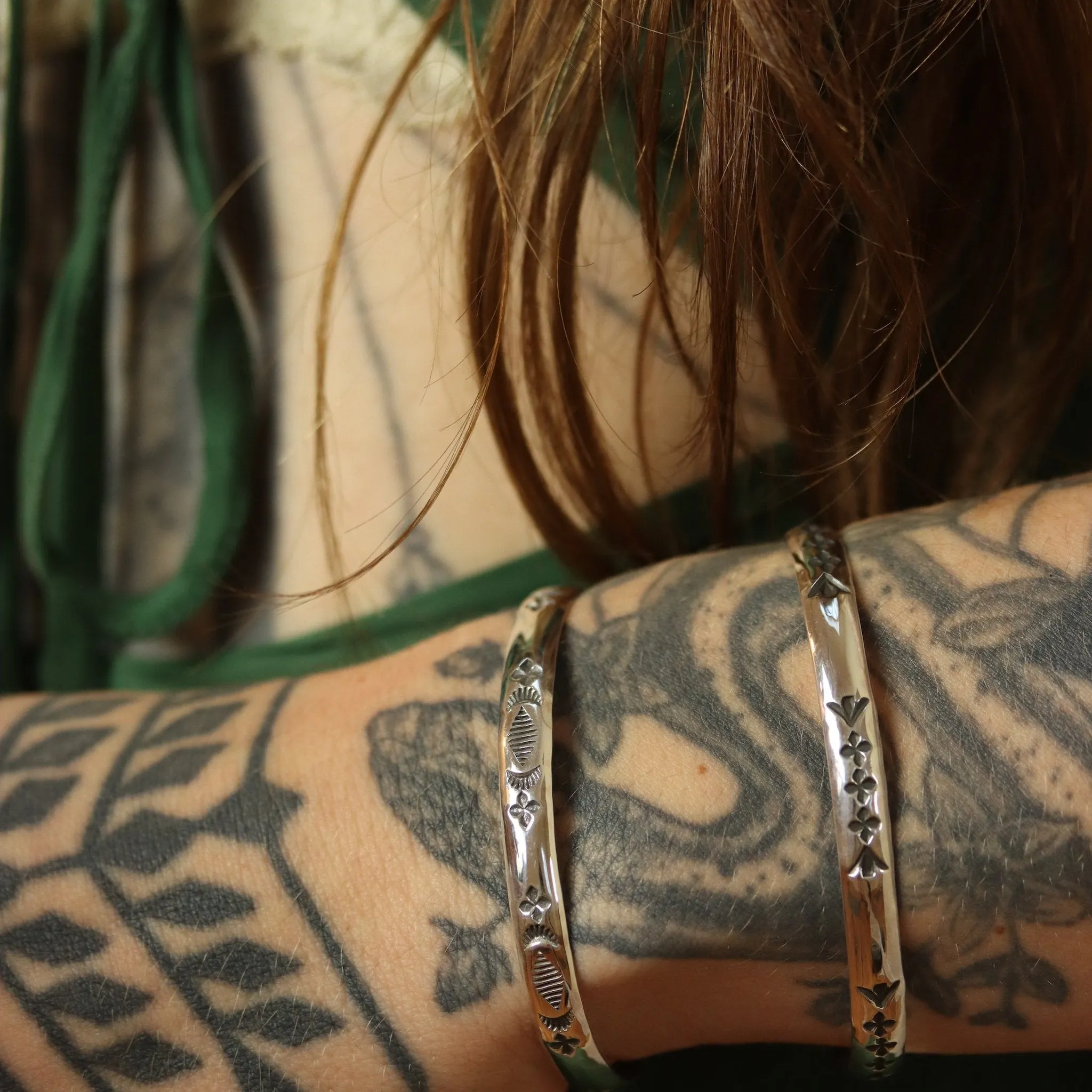 Stamped Stacker Cuff (5 1/2")