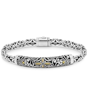Sterling Silver Bali Filigree with Borobudur Chain Bracelet - 5mm
