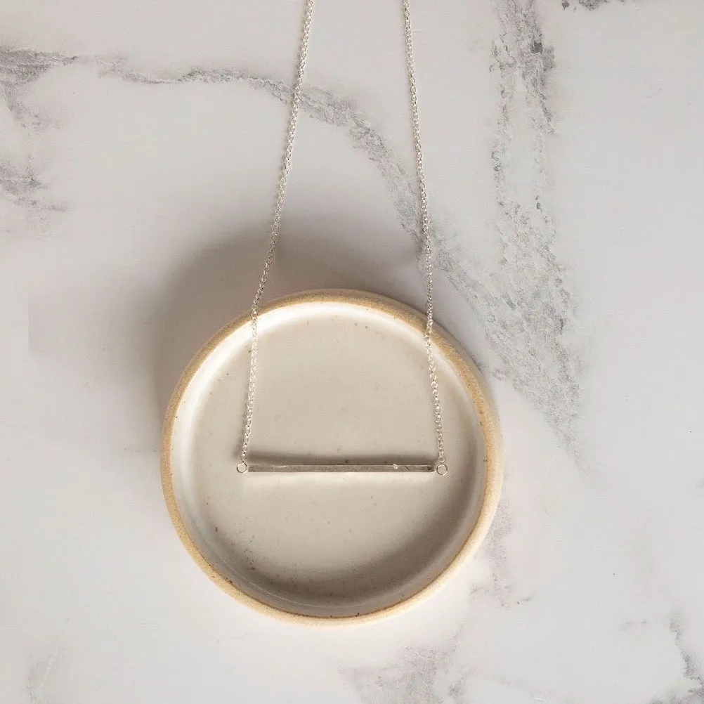 Sterling Silver Bar Necklace
