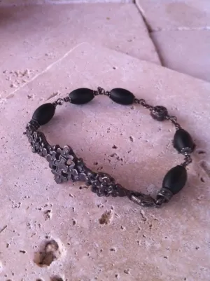 Sterling Silver Cross Bar Bracelet