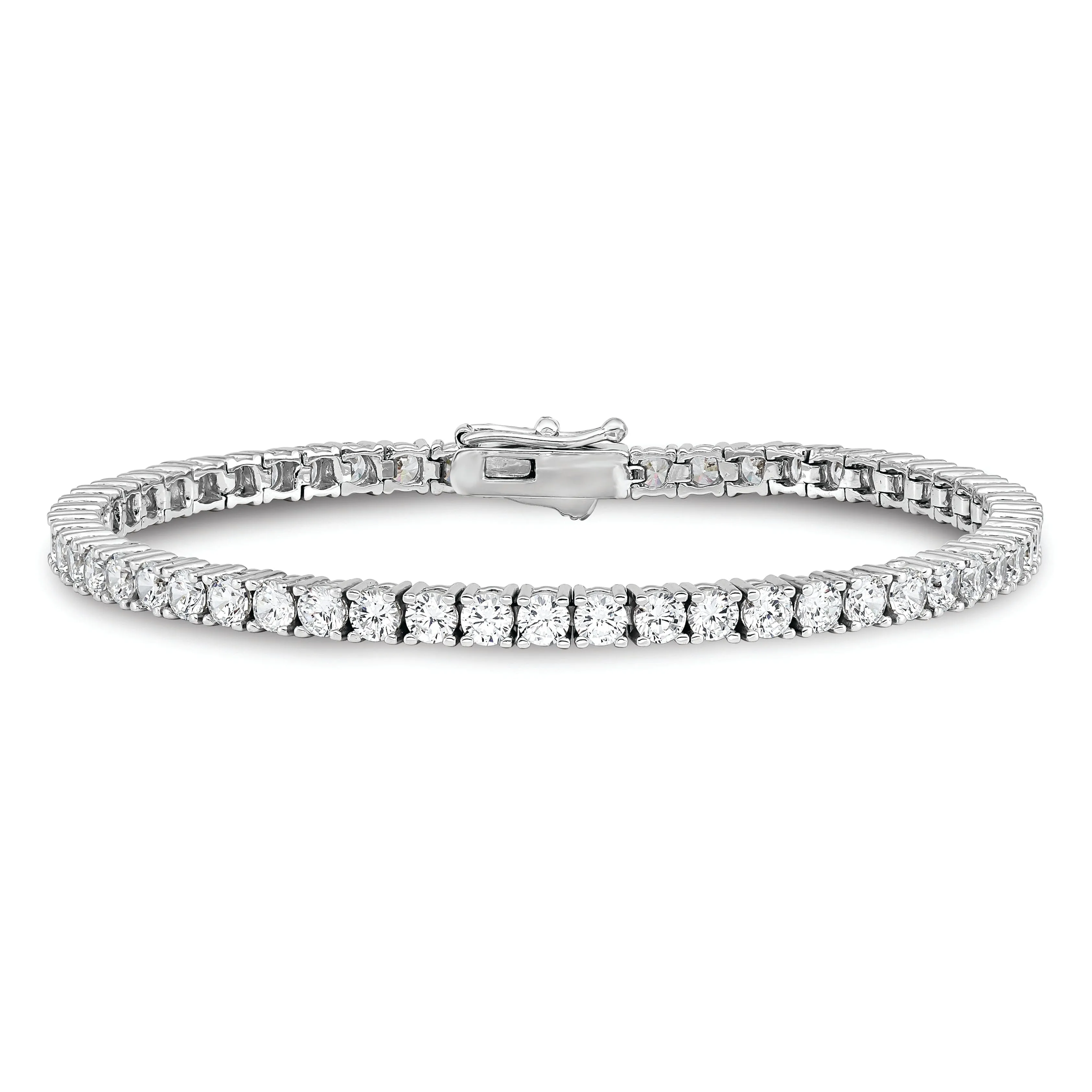 Sterling Silver CZ 7 inch Bracelet