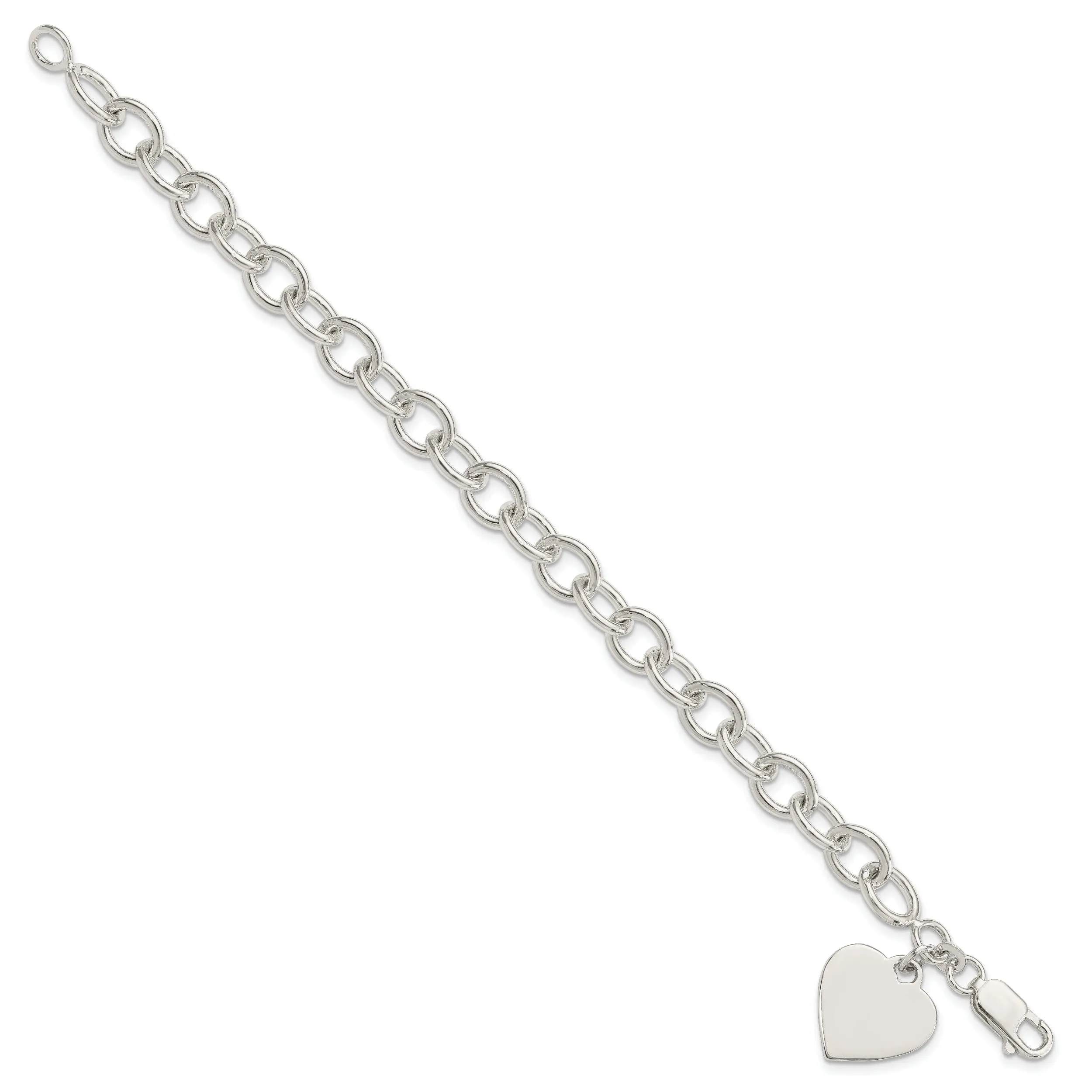 Sterling Silver Fancy Link Bracelet