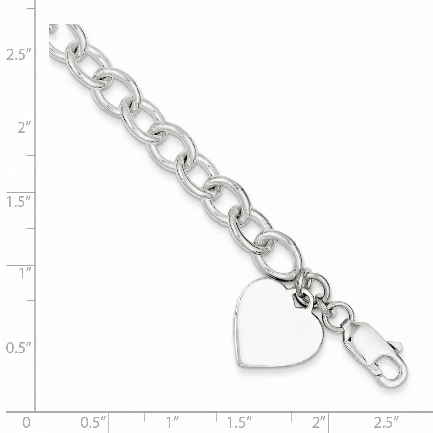 Sterling Silver Fancy Link Bracelet