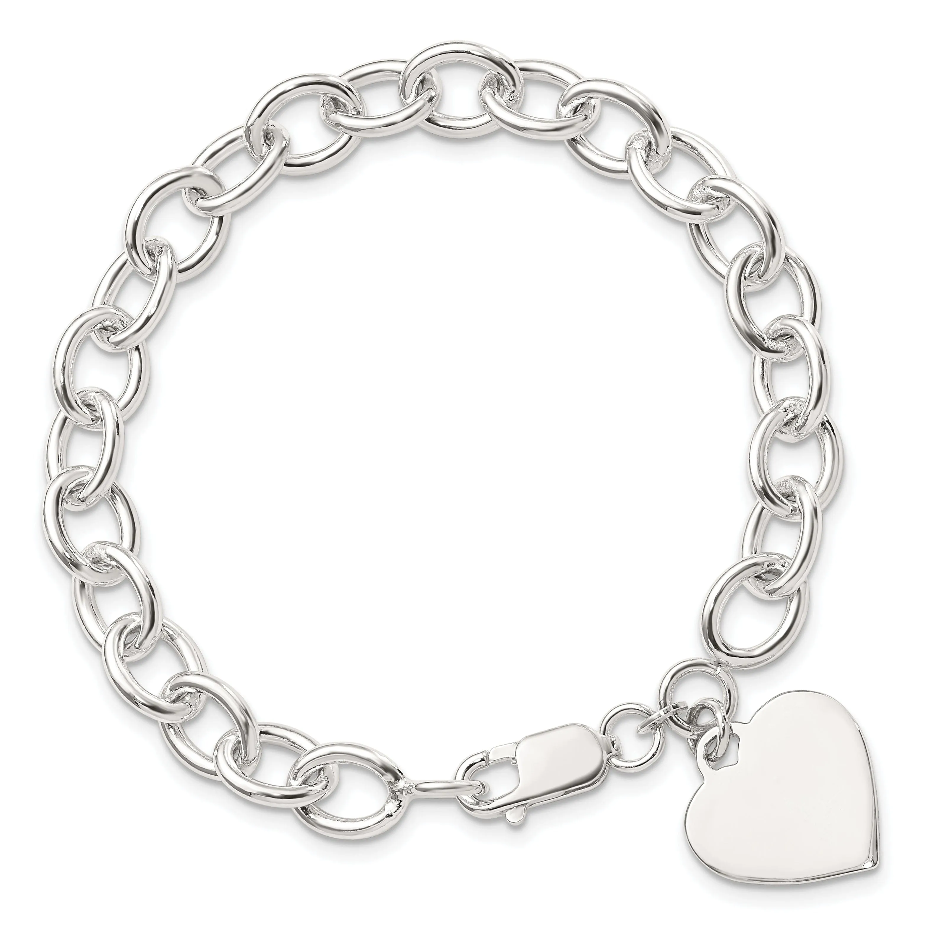 Sterling Silver Fancy Link Bracelet
