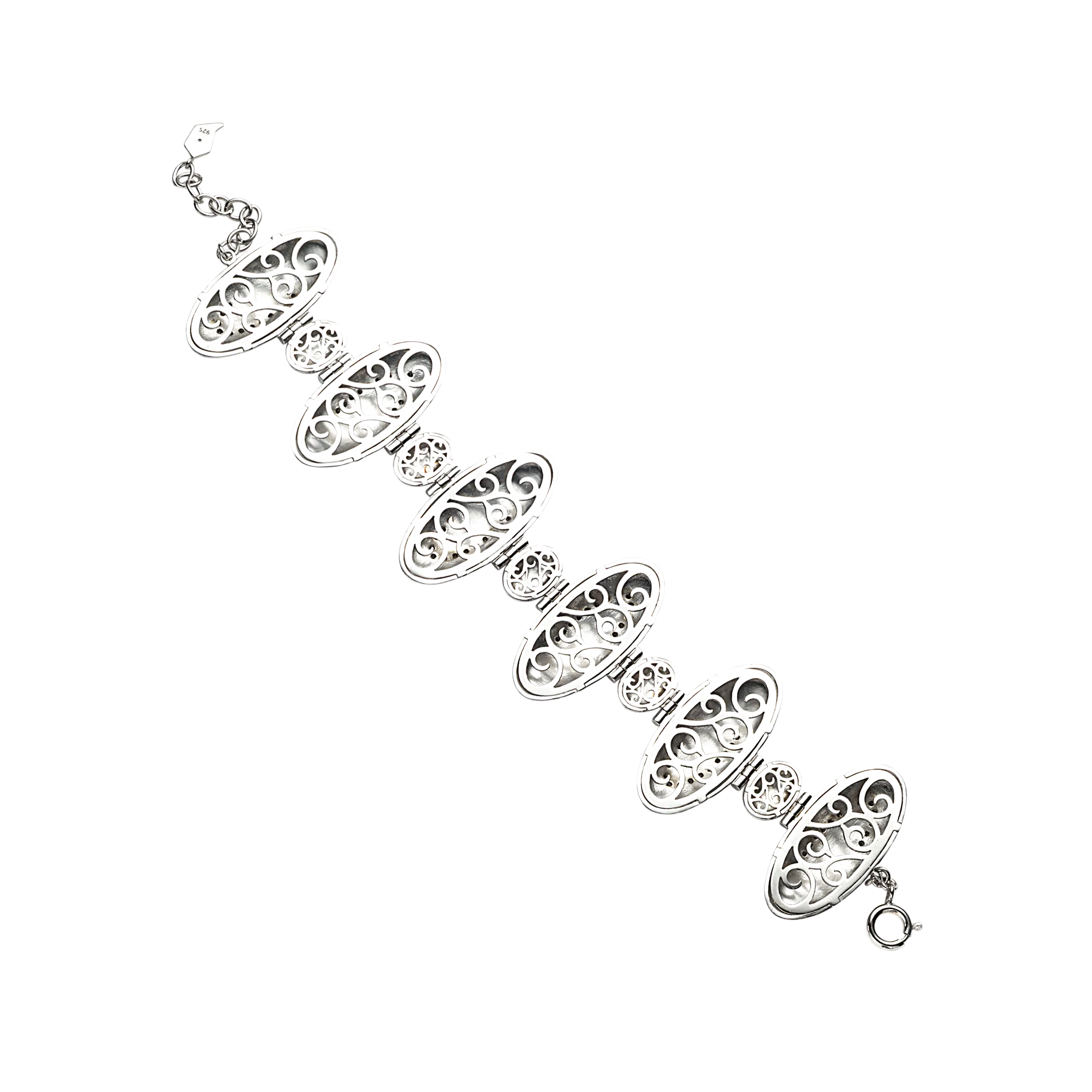 Sterling Silver Oval Bracelet
