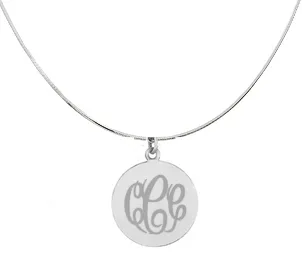 Sterling Silver Pendant - Engraveable! Save 60%