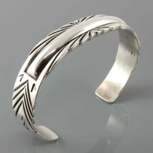 Sterling Silver Southwestern Cuff Bracelet