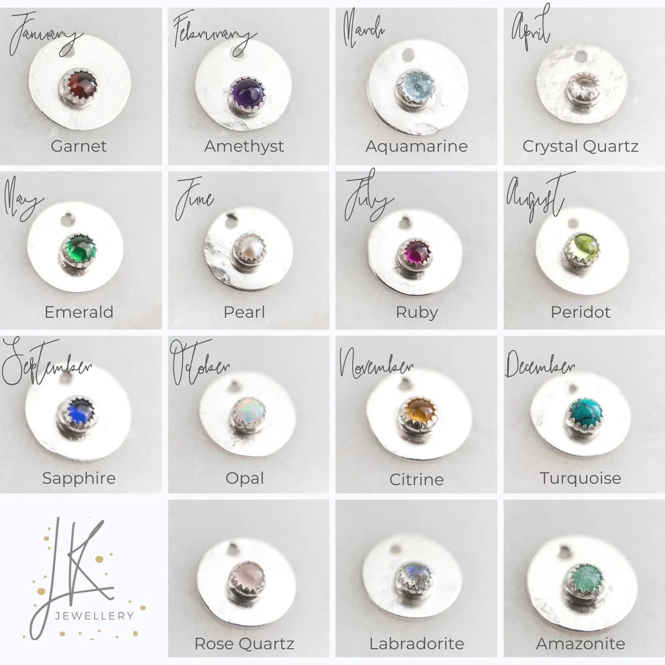 Sterling Silver St Christopher Birthstone Bracelet for Girls