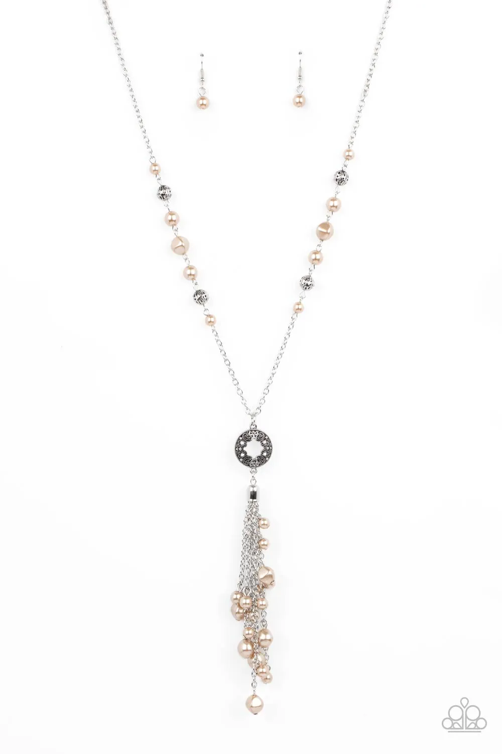 Tasseled Treasure - Brown Necklace