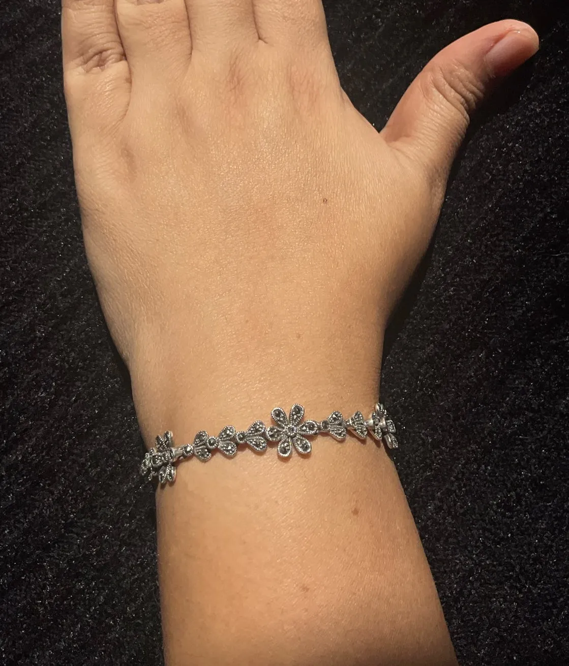 The Timeless Tiara Silver Marcasite Bracelet