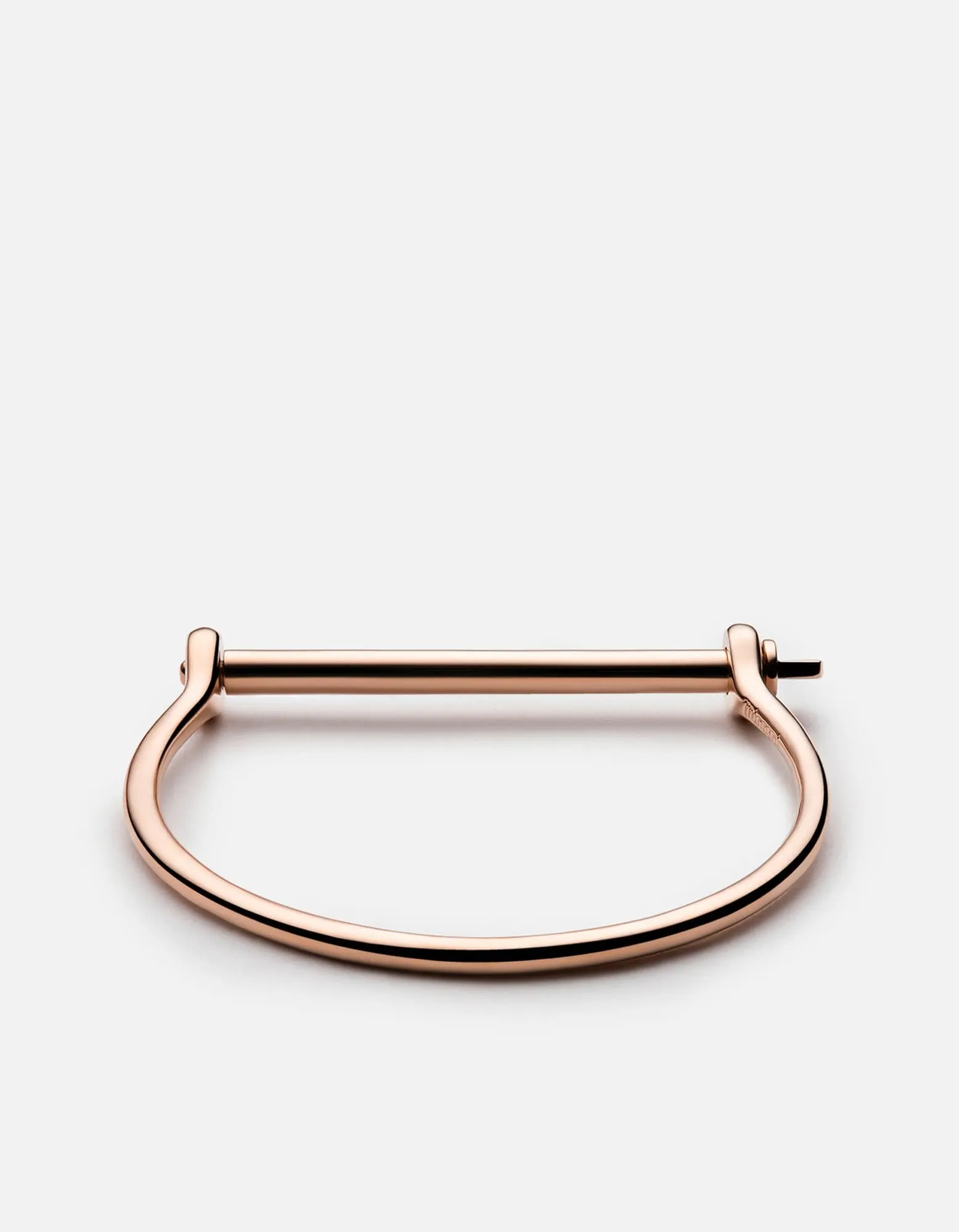 Thin Screw Cuff, Rose