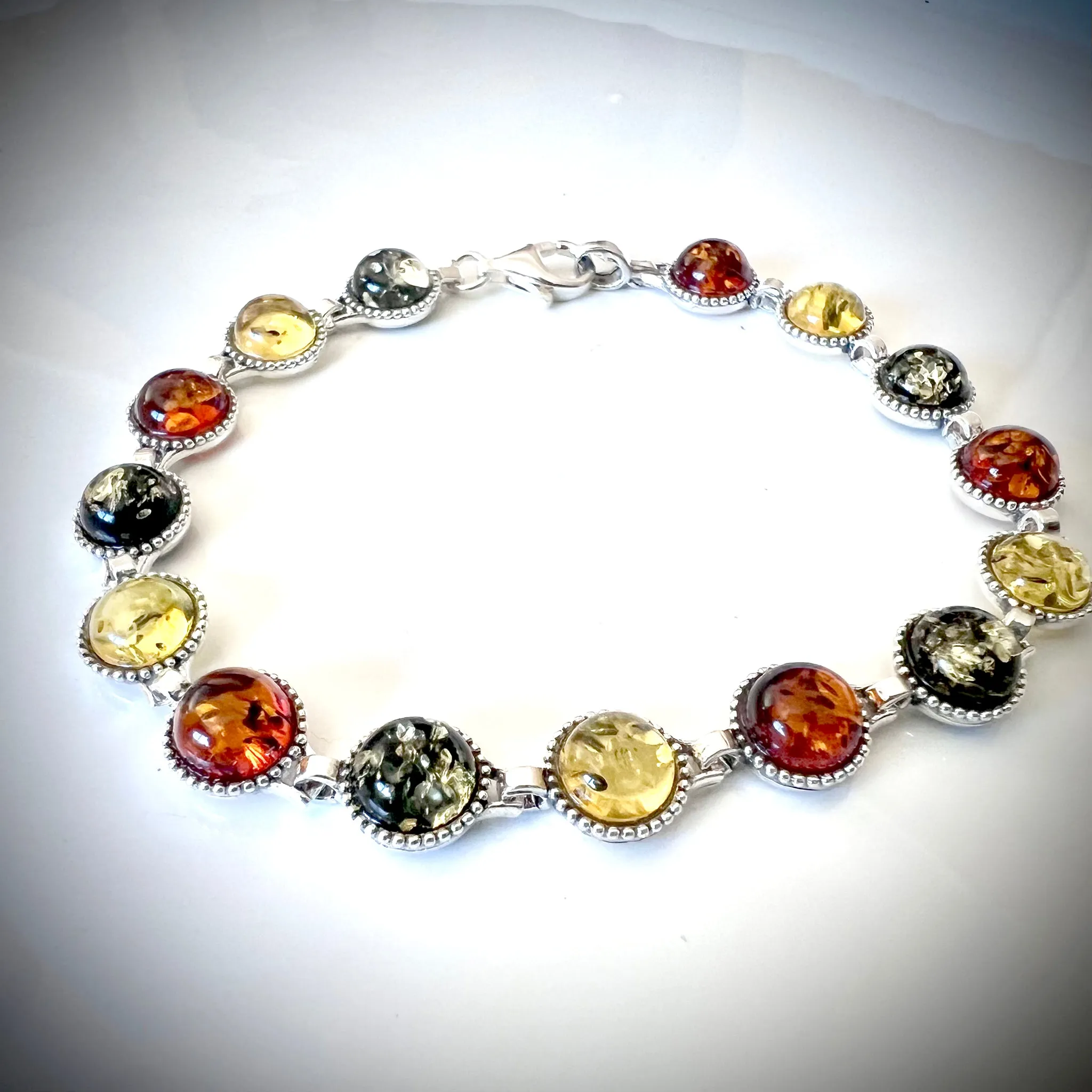 Three Colors Amber Bracelet