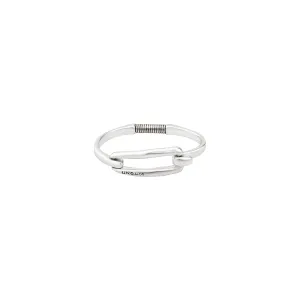 Tied Silver Bracelet