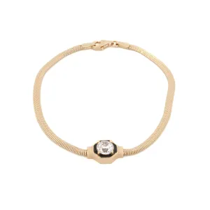 Timeless Spark Diamond Solid Gold Bracelet