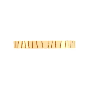 Topper Italia Gold Solid Geometric Bracelet