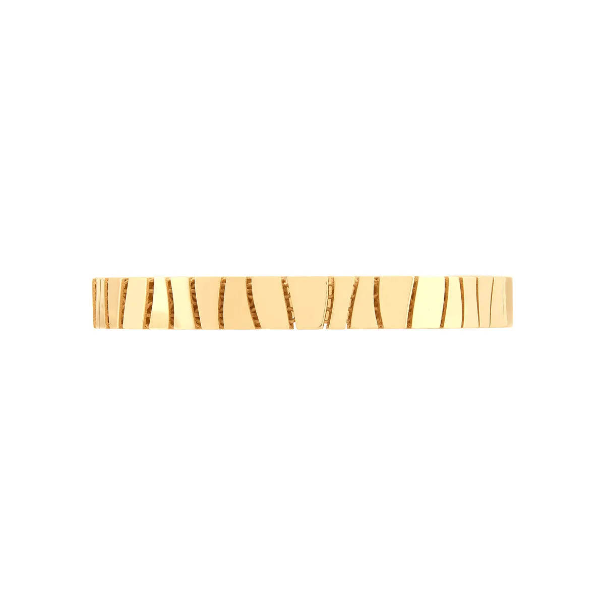 Topper Italia Gold Solid Geometric Bracelet