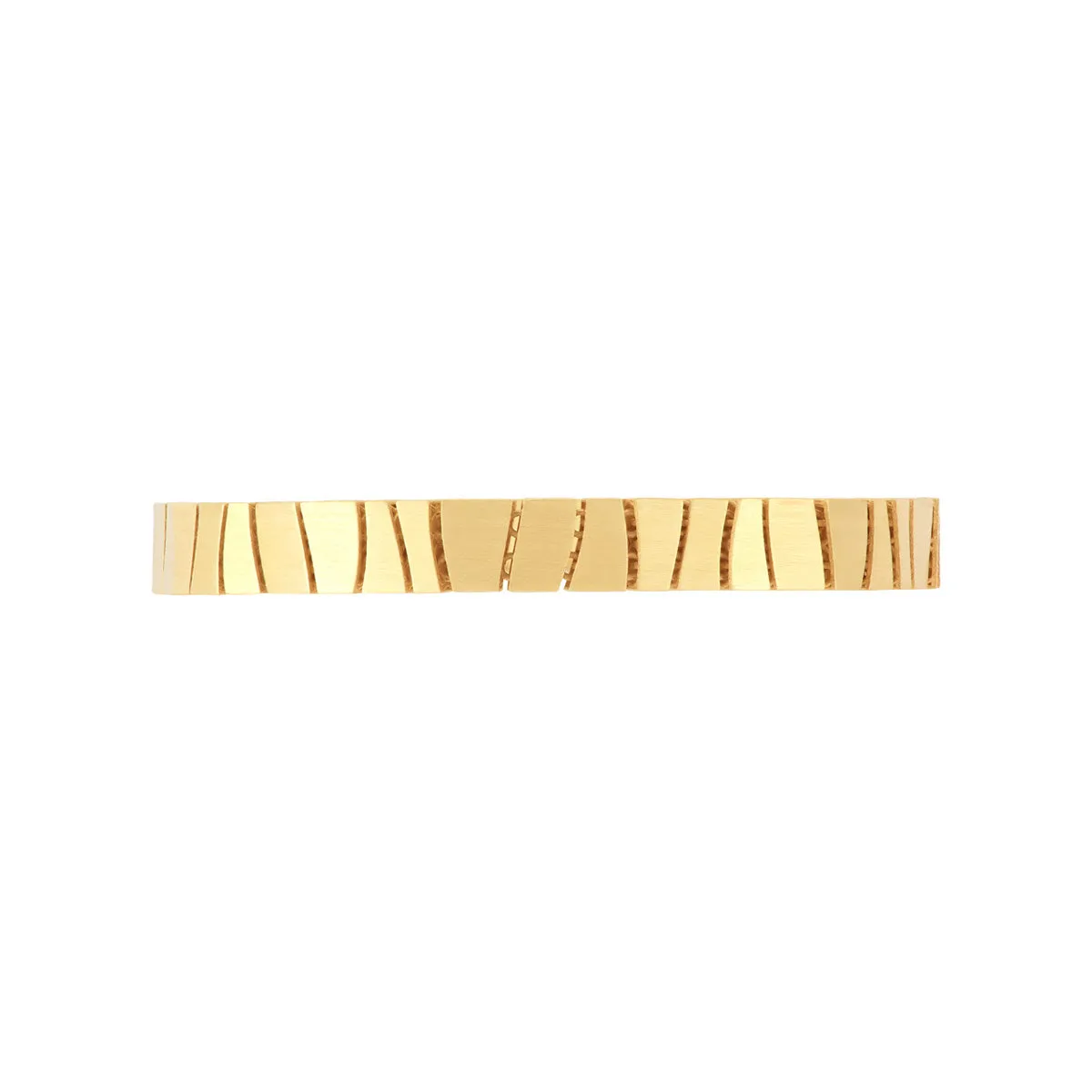 Topper Italia Gold Solid Geometric Bracelet