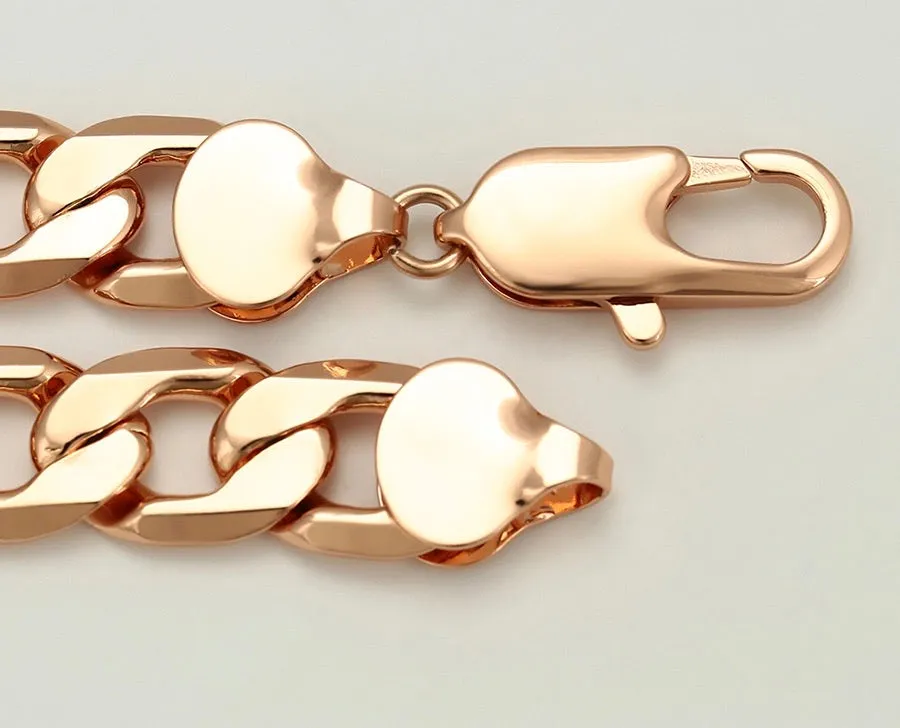 Trend Fashion Rose Gold Plated Chain Bracelet