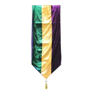 Tri Color Mardi Gras Table Runner