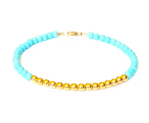 Turquoise Bracelet in 18k Gold - Women and Men's Bracelet