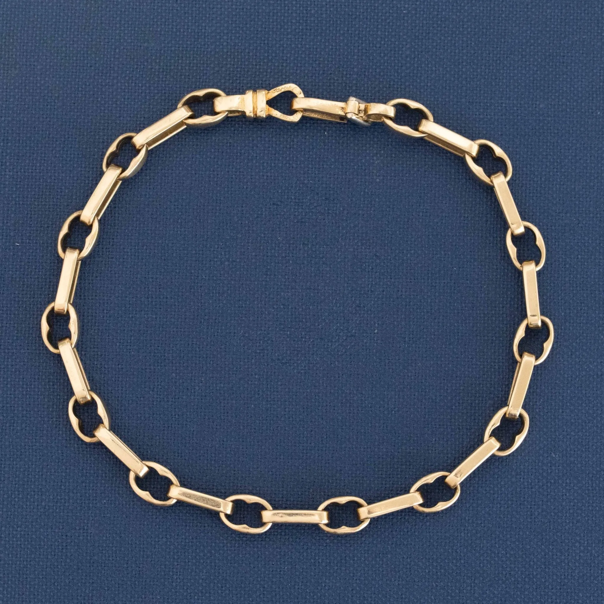 Vintage Mixed Cable Link Bracelet, by Cartier