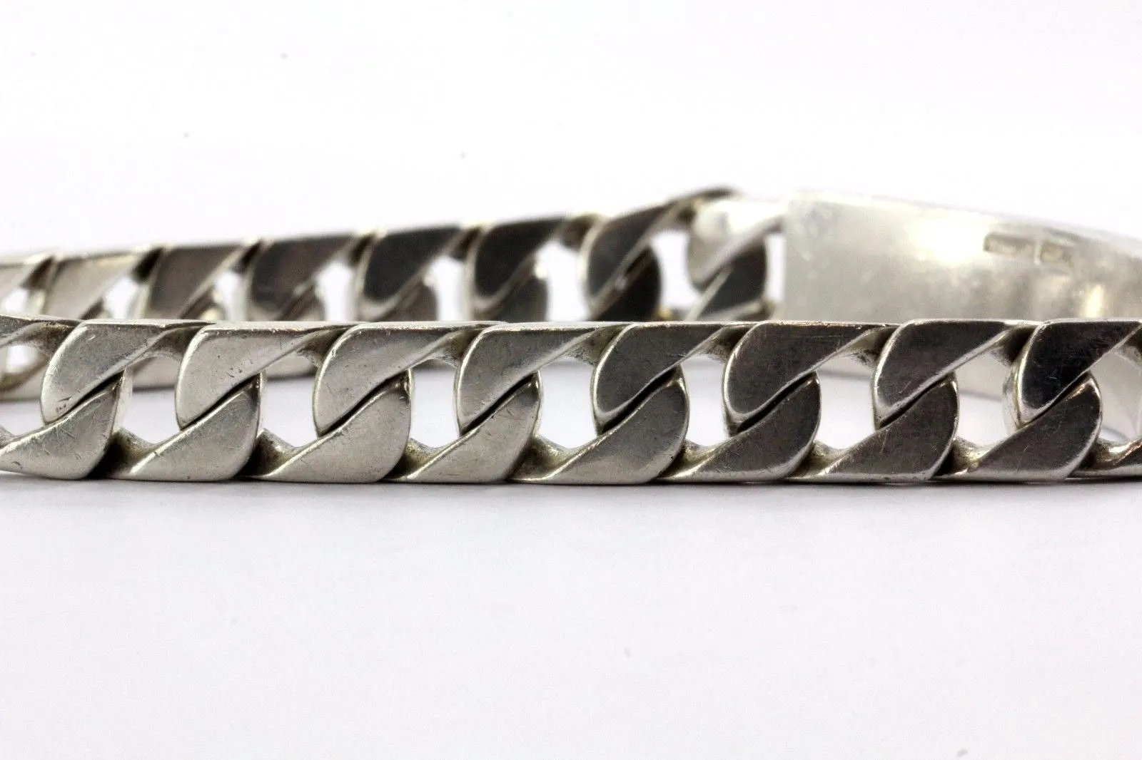 Vintage Tiffany & Co Sterling Silver ID Bar Bracelet 8.5"