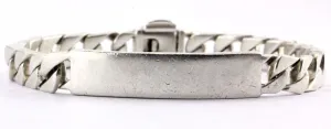 Vintage Tiffany & Co Sterling Silver ID Bar Bracelet 8.5"
