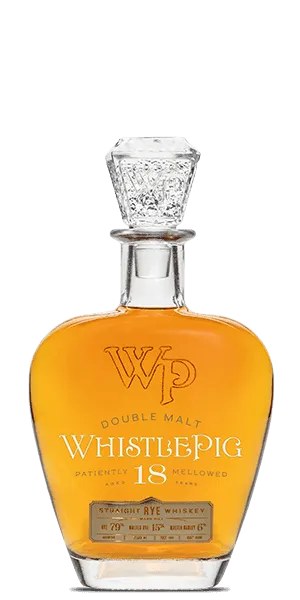 WhistlePig Double Malt 18 Year Old Straight Rye Whiskey 18 year 750ml