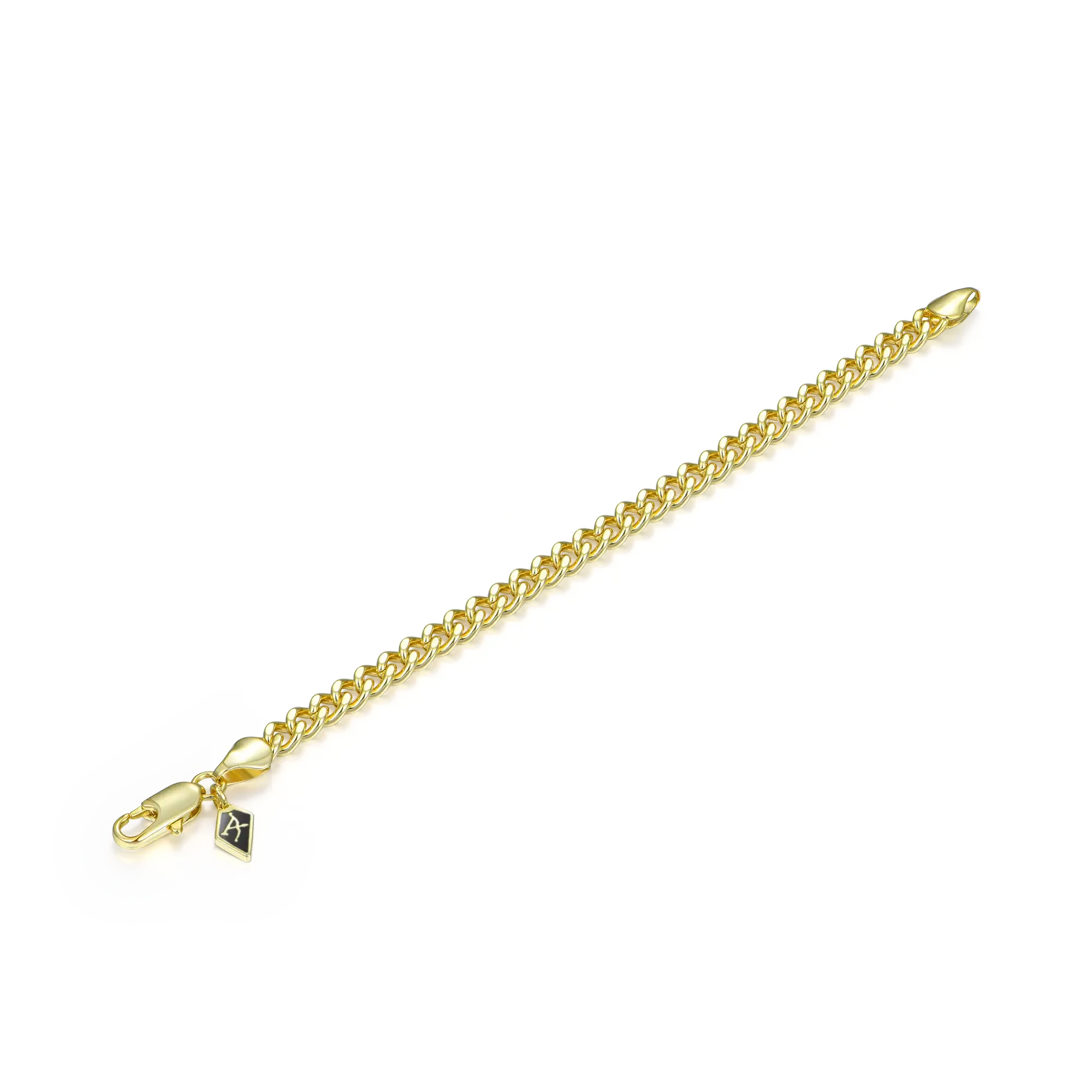 Women's Miami Micro Cuban Curb Bracelet - Yellow Gold