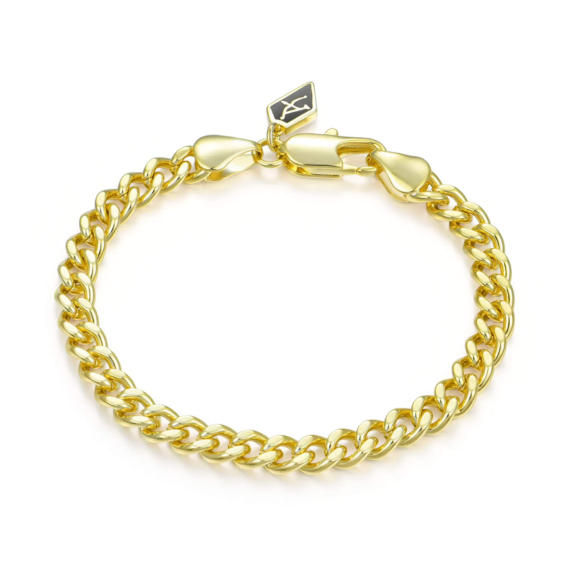 Women's Miami Micro Cuban Curb Bracelet - Yellow Gold