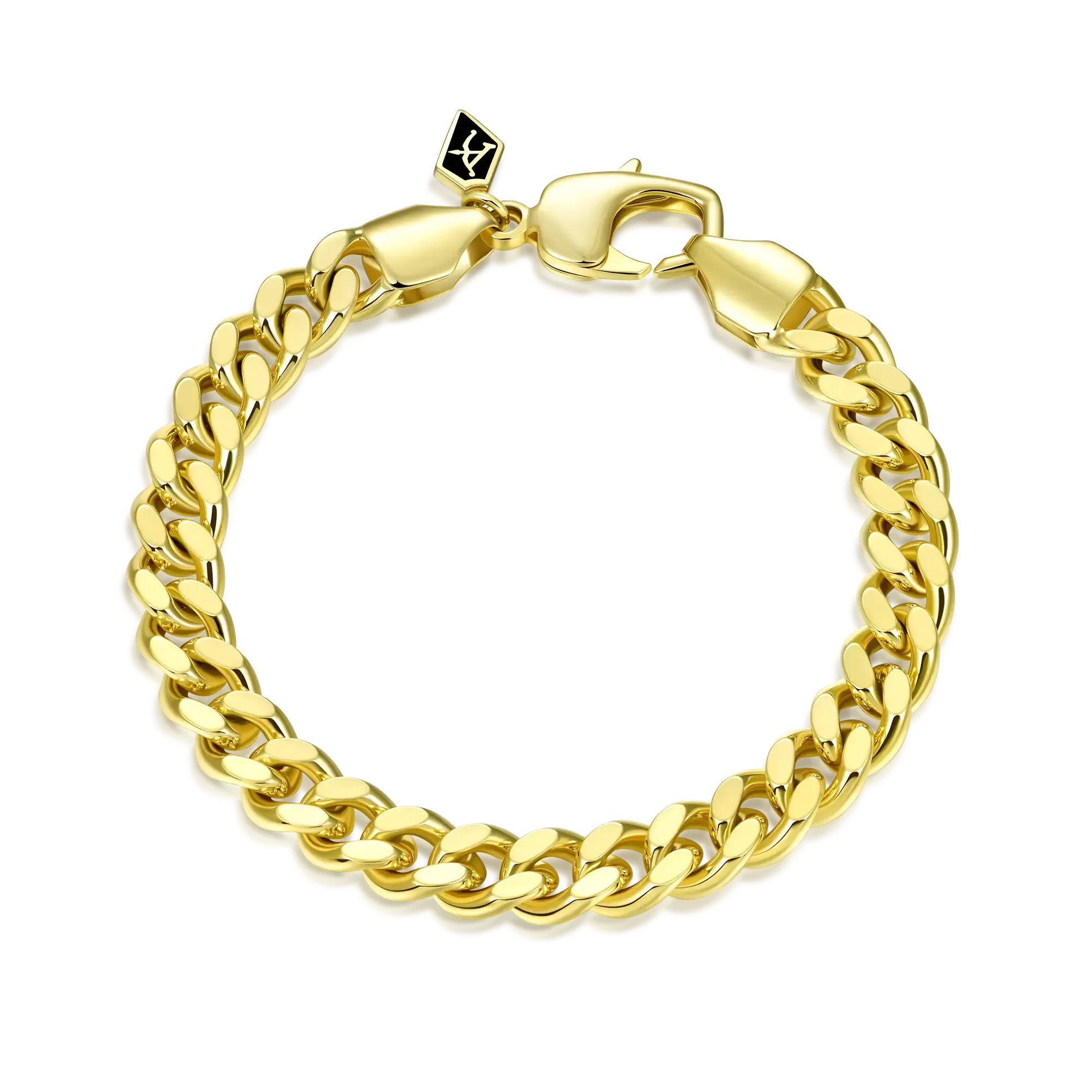 Women's Miami Micro Cuban Curb Bracelet - Yellow Gold