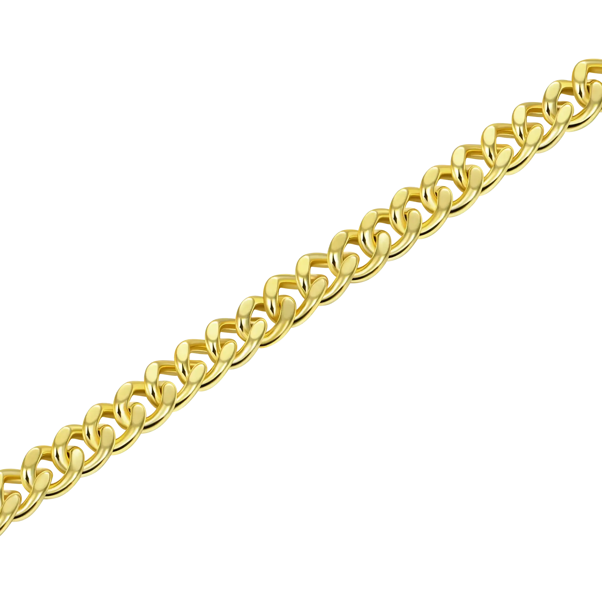 Women's Miami Micro Cuban Curb Bracelet - Yellow Gold