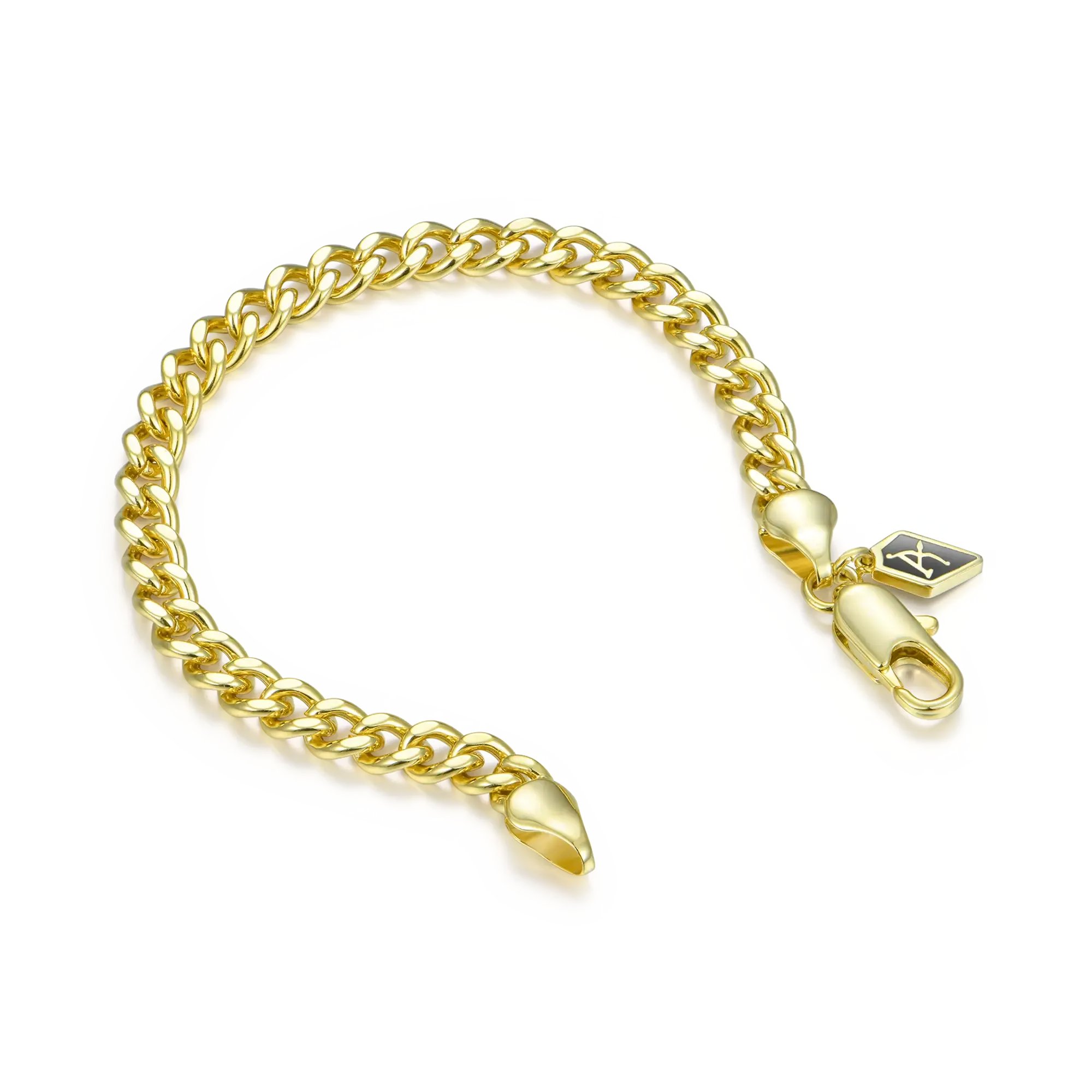 Women's Miami Micro Cuban Curb Bracelet - Yellow Gold