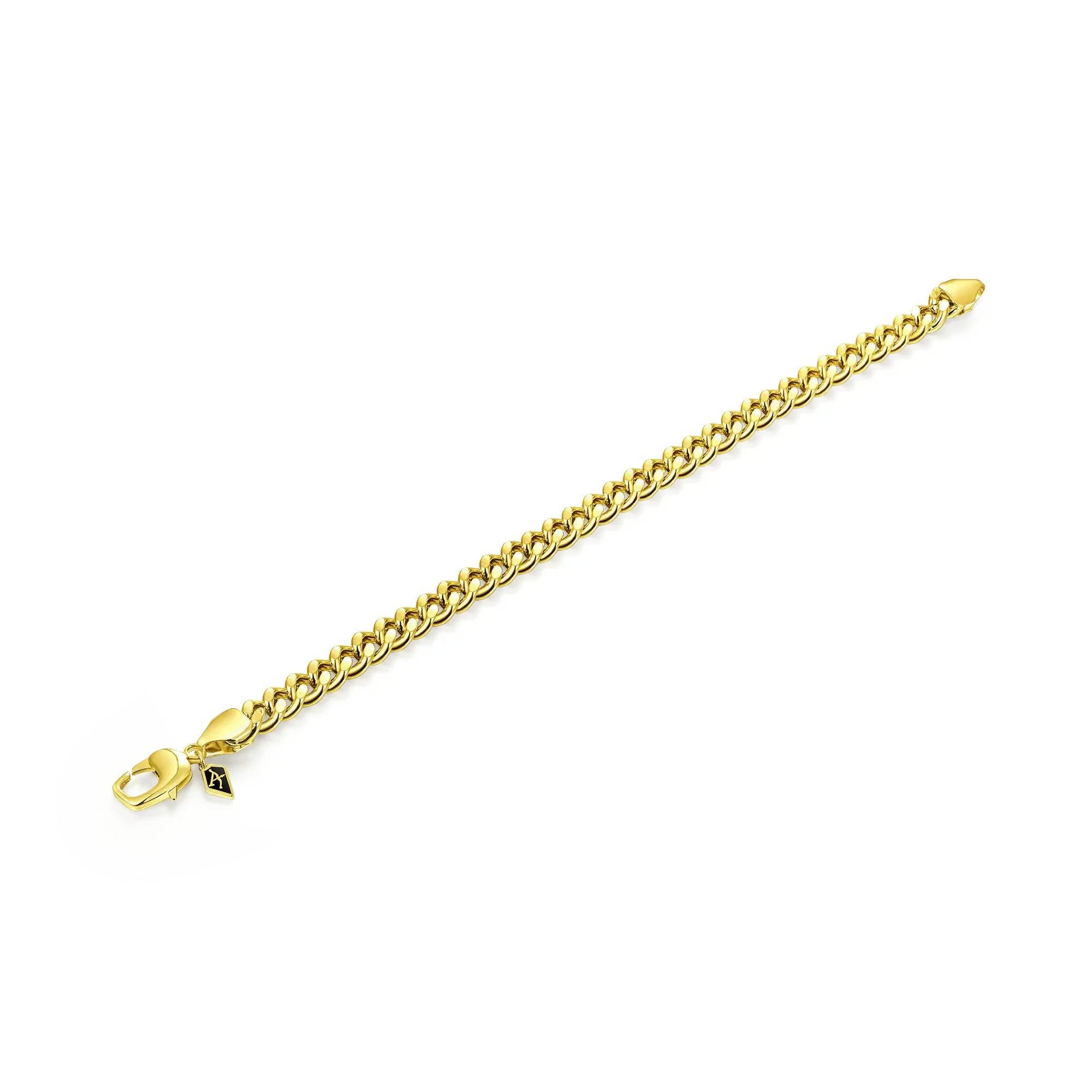 Women's Miami Micro Cuban Curb Bracelet - Yellow Gold