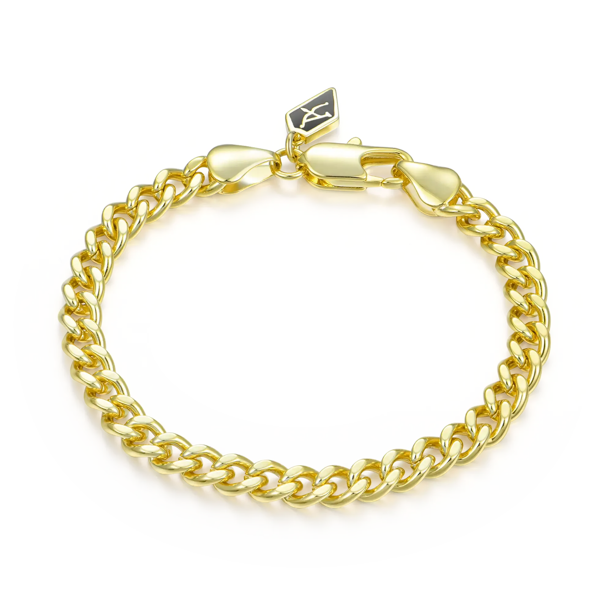 Women's Miami Micro Cuban Curb Bracelet - Yellow Gold
