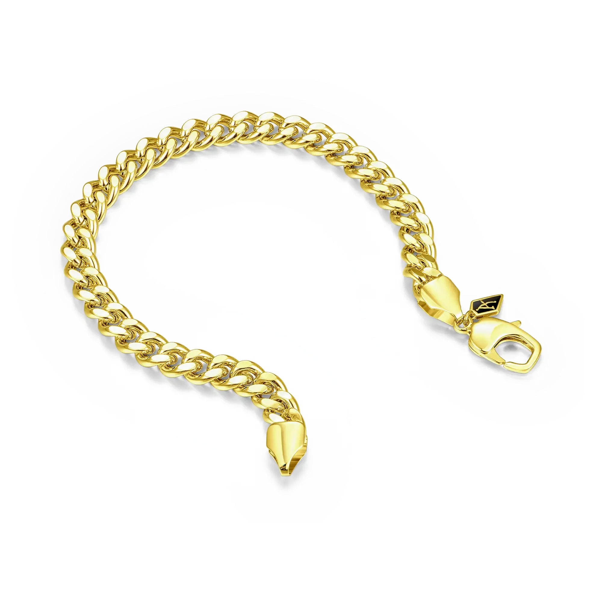 Women's Miami Micro Cuban Curb Bracelet - Yellow Gold