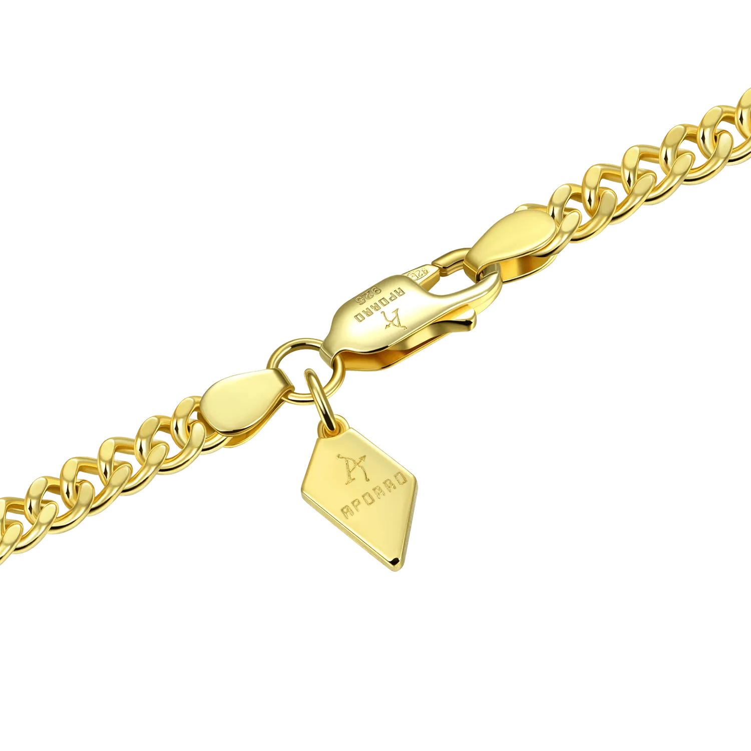 Yellow Gold Miami Micro Cuban Curb Bracelet - 3.5mm